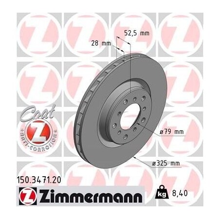 Zimmermann Standard/Coated, 150347120 150347120